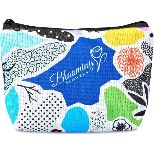 Hoppla Leanne Recycled PET Stitch-Bond Midi Toiletry Bag — Hoppla Leanne Recycled PET Stitch-Bond Midi Toiletry Bag