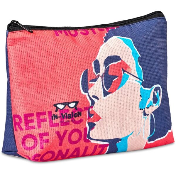Hoppla Leanne Recycled PET Stitch-Bond Maxi Toiletry Bag — Hoppla Leanne Recycled PET Stitch-Bond Maxi Toiletry Bag