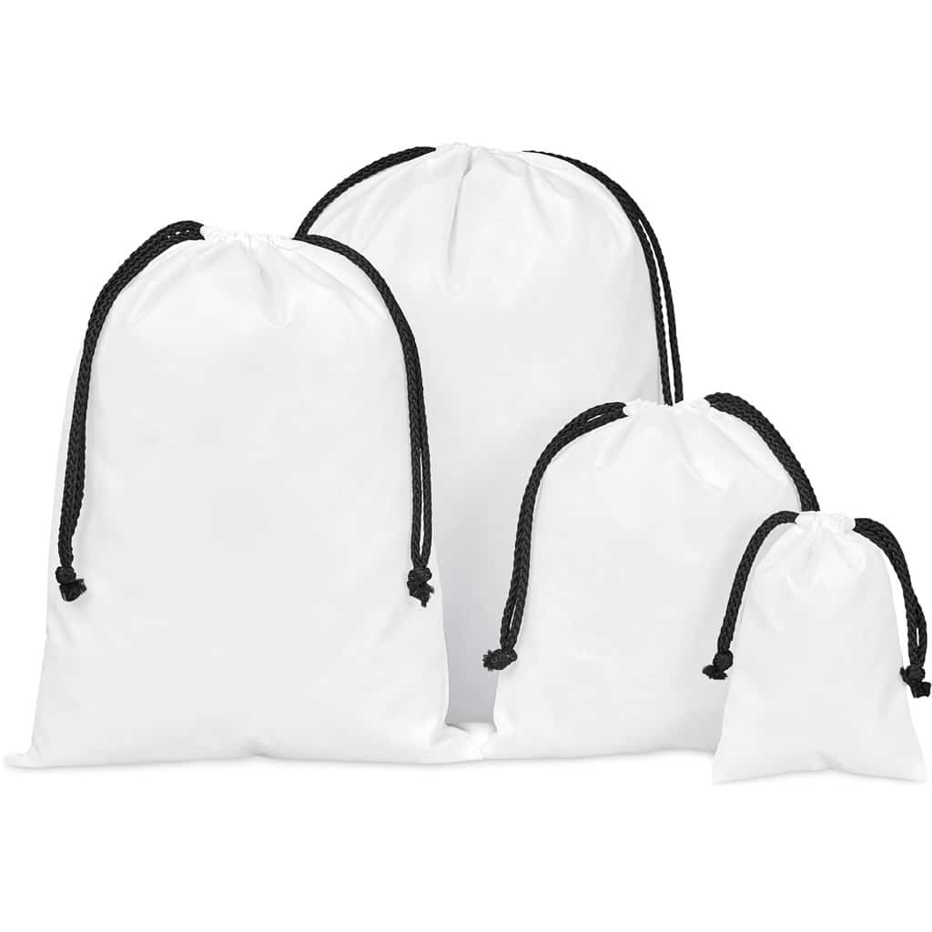 Hoppla Benguela Jumbo Polyester Drawstring Pouch - Image 5