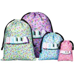 Hoppla Benguela Jumbo Polyester Drawstring Pouch - Image 6