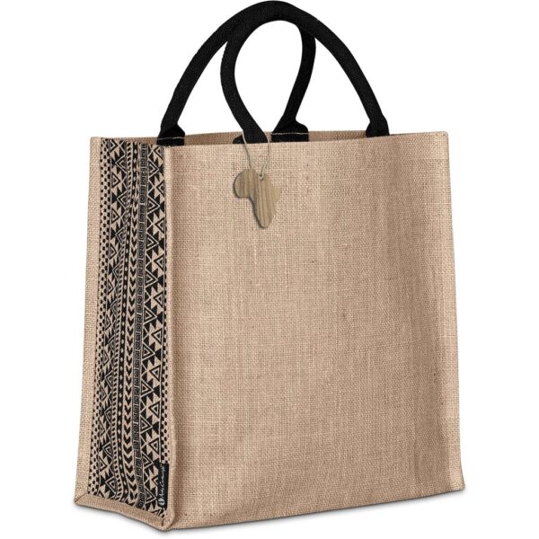 Andy Cartwright Symmetry Jute Tote — Andy Cartwright Symmetry Jute Tote