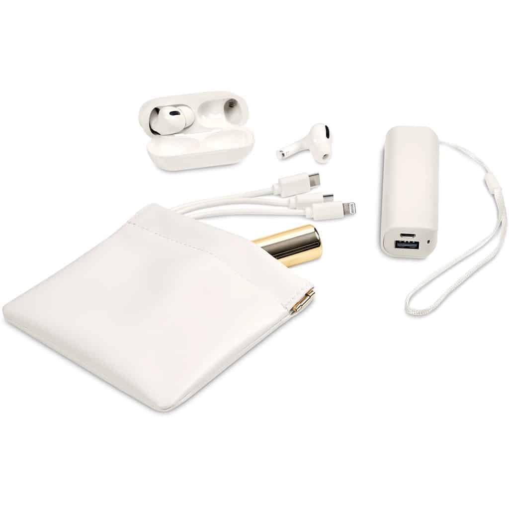 Eva & Elm Plush PU Tech & Accessory Pouch - Image 2