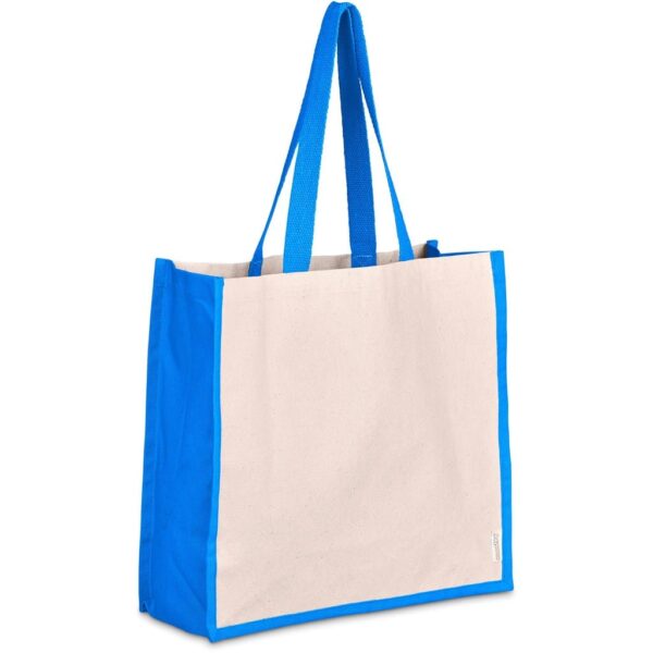 Kooshty SoCo Cotton Tote – Cyan — Kooshty SoCo Cotton Tote – Cyan