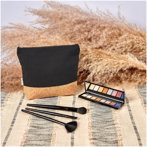 Okiyo Koruku Cork & Cotton Cosmetic Bag — Okiyo Koruku Cork & Cotton Cosmetic Bag