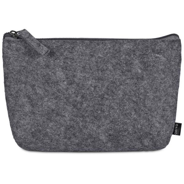 Okiyo Kesho Recycled PET Felt Mini Cosmetic Bag — Okiyo Kesho Recycled PET Felt Mini Cosmetic Bag