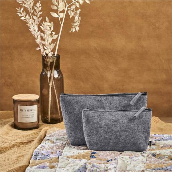 Okiyo Kesho Recycled PET Felt Accessory Bag — Okiyo Kesho Recycled PET Felt Accessory Bag