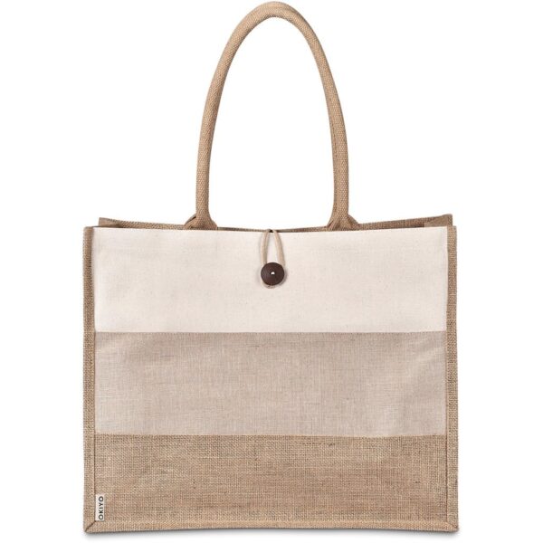 Okiyo Fukei Jute & Cotton Tote — Okiyo Fukei Jute & Cotton Tote