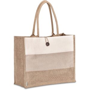 Alternative view of Okiyo Fukei Jute & Cotton Tote