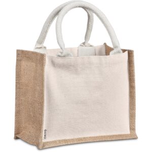 Okiyo Chinsai Mini Jute & Cotton Gift Bag - Image 4