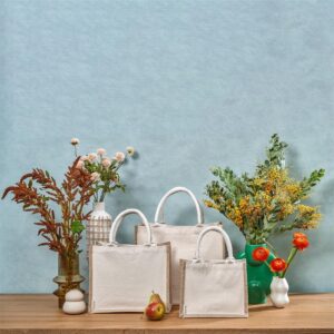 Okiyo Chinsai Mini Jute & Cotton Gift Bag - Image 5