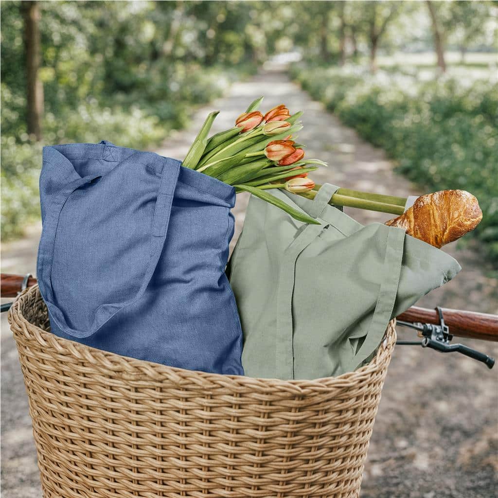 Okiyo Ito Recycled Coloured Cotton Shopper - Image 3