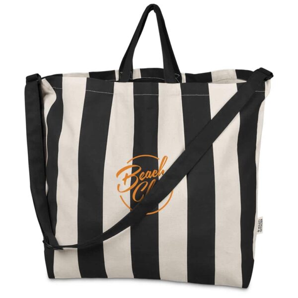 Okiyo Natsuri Recycled Cotton Canvas Large Beach Bag — Okiyo Natsuri Recycled Cotton Canvas Large Beach Bag