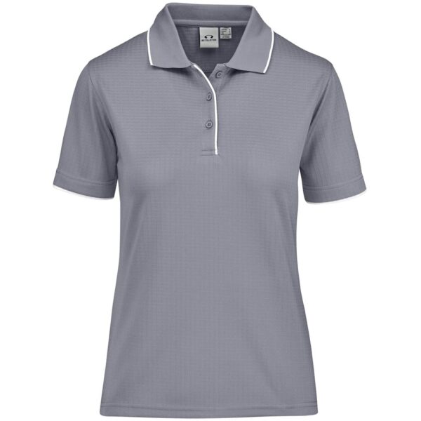 Ladies Elite Golf Shirt – Grey — Ladies Elite Golf Shirt – Grey