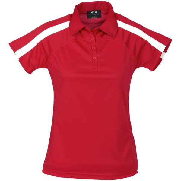Ladies Monte Carlo Golf Shirt – Red — Ladies Monte Carlo Golf Shirt – Red