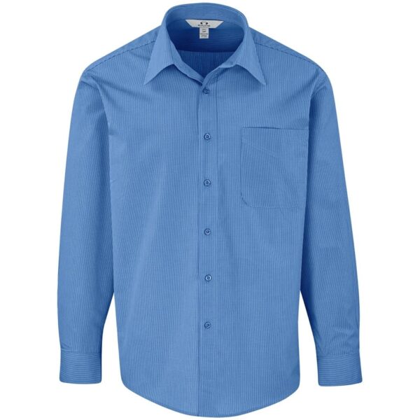 Mens Long Sleeve Micro Check Shirt — Mens Long Sleeve Micro Check Shirt