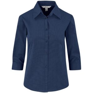 Alternative view of Ladies 3/4 Sleeve Micro Check Shirt