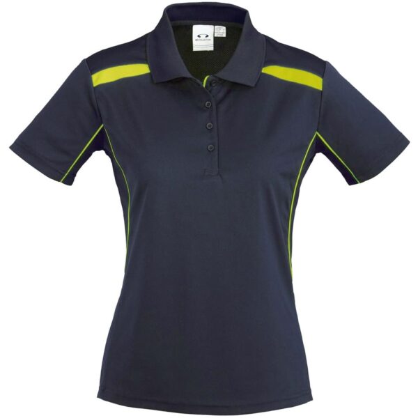 Ladies United Golf Shirt – Navy Lime — Ladies United Golf Shirt – Navy Lime