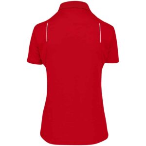 Alternative view of Ladies United Golf Shirt - Red