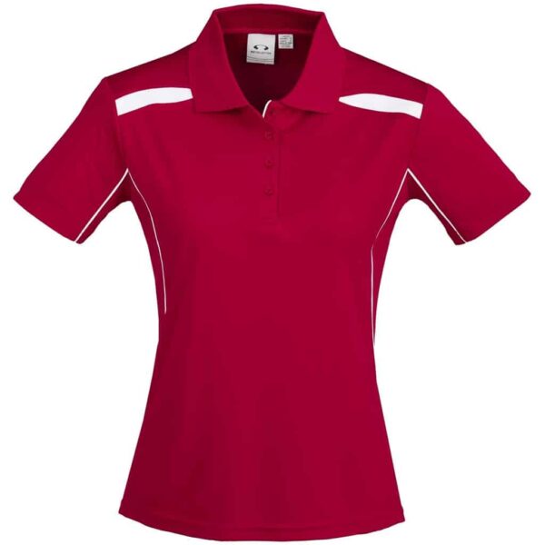 Ladies United Golf Shirt – Red — Ladies United Golf Shirt – Red
