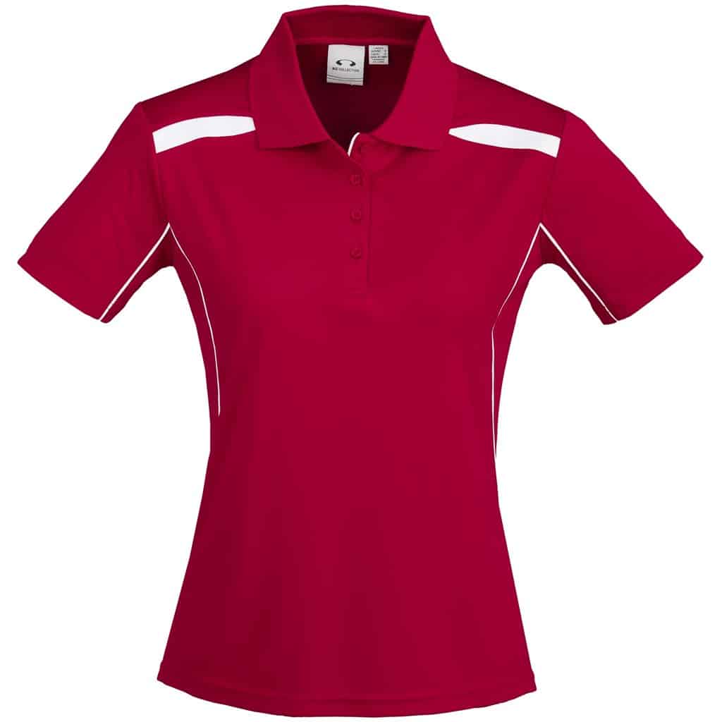 Ladies United Golf Shirt - Red