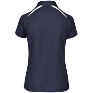 Alternative view of Ladies Splice Golf Shirt - Navy