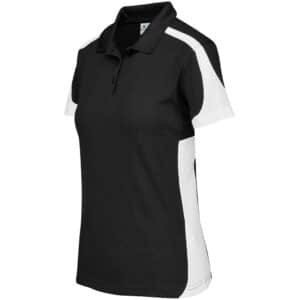 Ladies Talon Golf Shirt - Black - Image 2