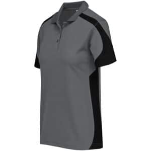Ladies Talon Golf Shirt - Grey - Image 2