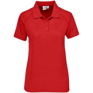 Ladies Sprint Golf Shirt - Red - Image 3