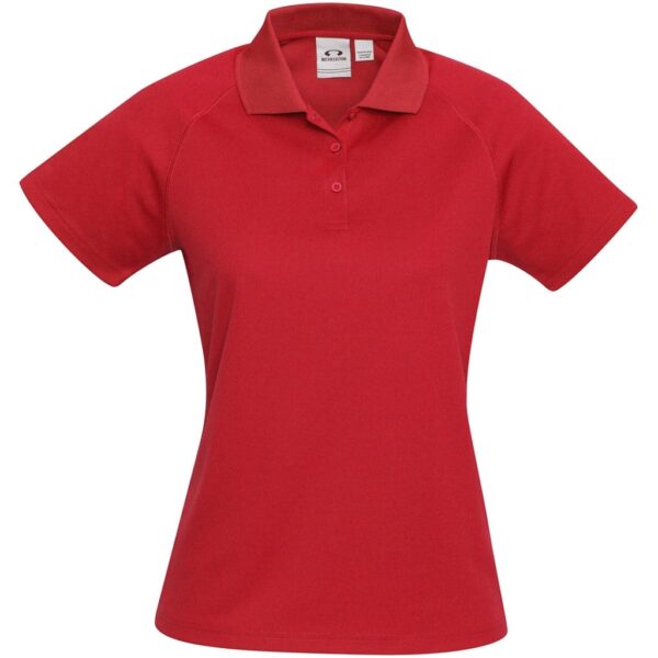 Ladies Sprint Golf Shirt – Red — Ladies Sprint Golf Shirt – Red