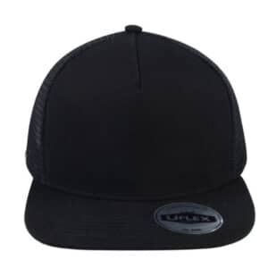 Uflex 5P Flat Peak Trucker Cap — Uflex 5P Flat Peak Trucker Cap
