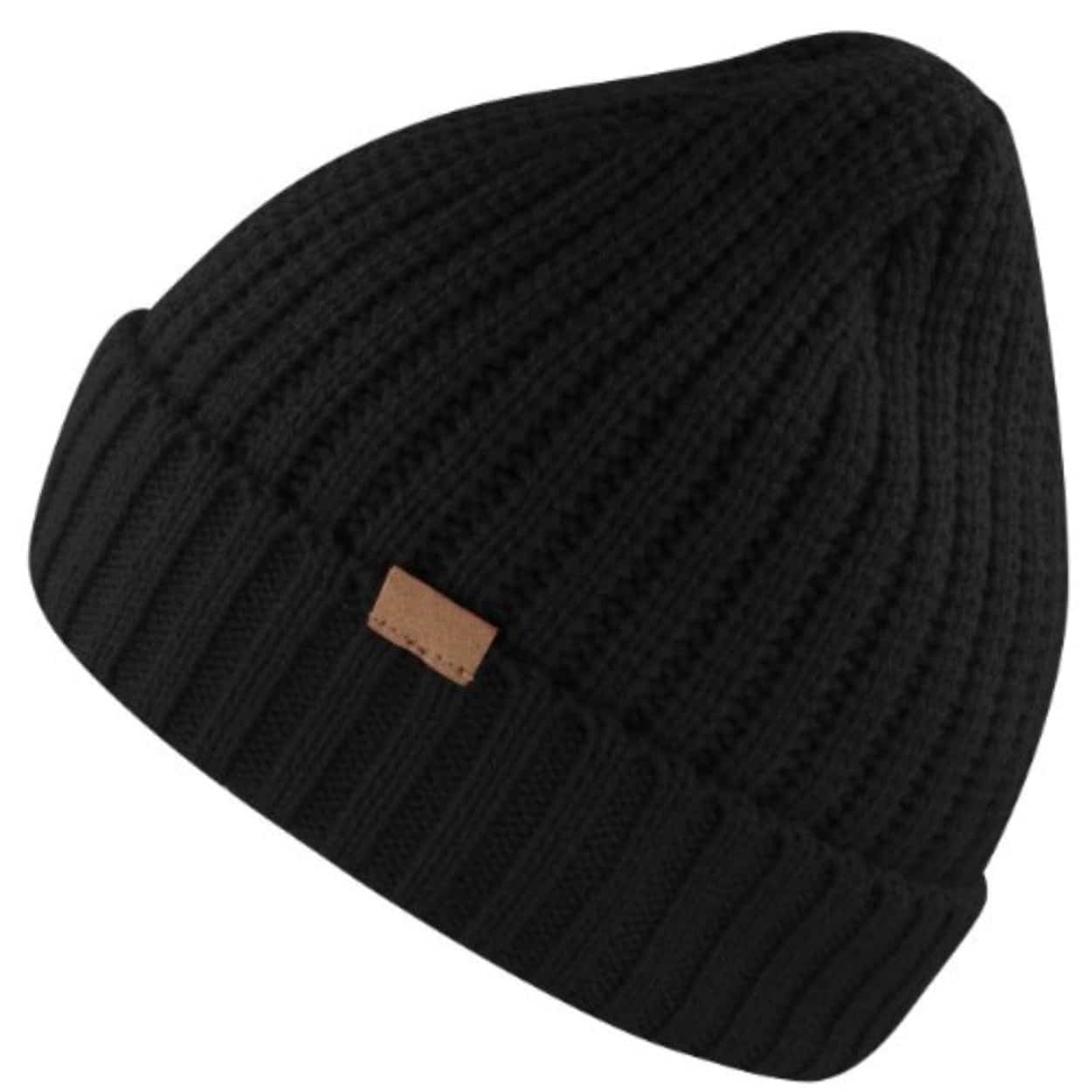 Rib Knit Cuffed Beanie - Image 3