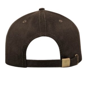 Washed Oil Skin 6P Cap - Image 10
