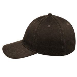 Washed Oil Skin 6P Cap - Image 12