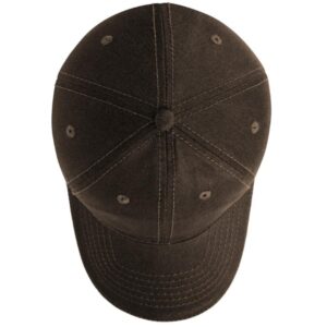 Washed Oil Skin 6P Cap - Image 15