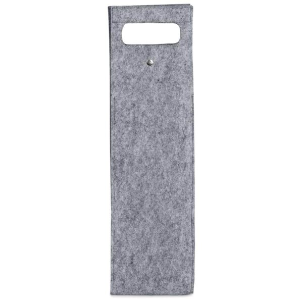 Hoppla Velto RPET Felt Single Wine Bottle Carrier — Hoppla Velto RPET Felt Single Wine Bottle Carrier