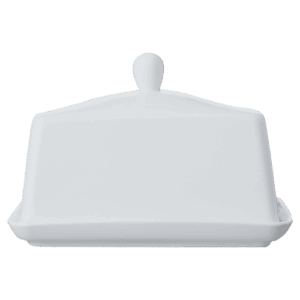 White Basics Butter Dish — White Basics Butter Dish