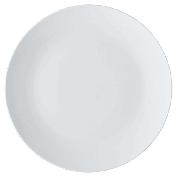 White Basics Coupe Plate — White Basics Coupe Plate