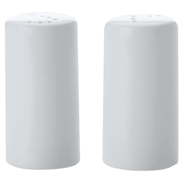 White Basics Cylindrical Salt & Pepper — White Basics Cylindrical Salt & Pepper