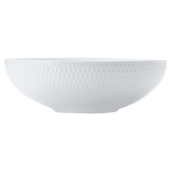 White Basics Diamonds Coupe Bowl — White Basics Diamonds Coupe Bowl
