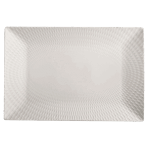 White Basics Diamonds Rectangular Platter — White Basics Diamonds Rectangular Platter