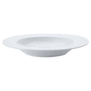 White Basics Diamonds Rim Soup Bowl — White Basics Diamonds Rim Soup Bowl