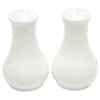 White Basics Fluted Salt & Pepper — White Basics Fluted Salt & Pepper