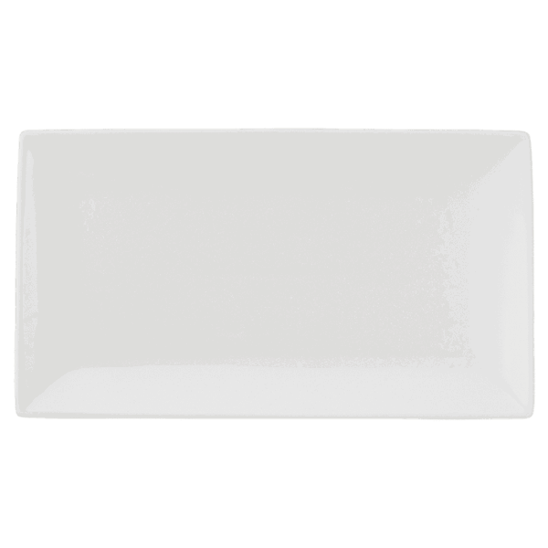 White Basics Rectangular Platter
