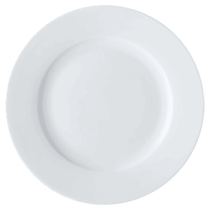 White Basics Rim Plate