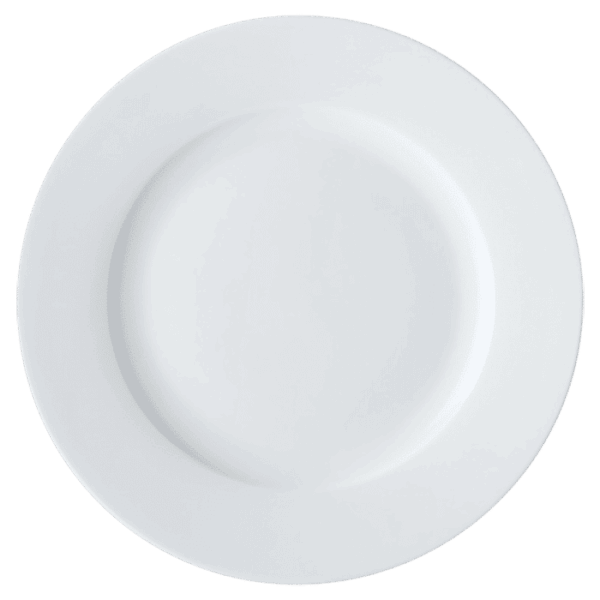 White Basics Rim Plate — White Basics Rim Plate