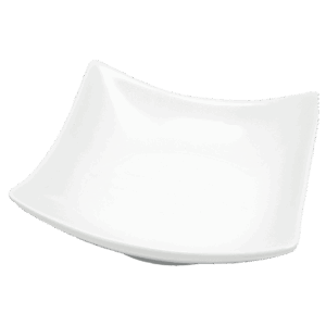 White Basics Wave Sauce Dish — White Basics Wave Sauce Dish