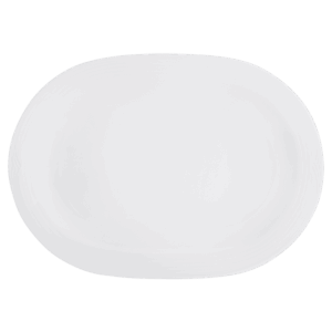 Arctic White Oval Platter