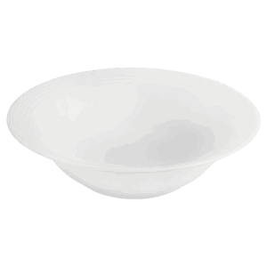 Arctic White Round Salad Bowl — Arctic White Round Salad Bowl