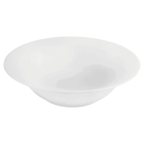 Arctic White Round Salad Bowl — Arctic White Round Salad Bowl