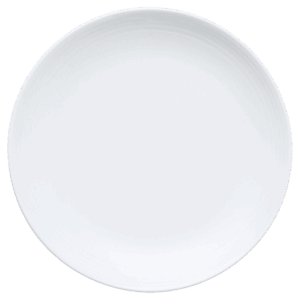 Arctic White Coupe Plate